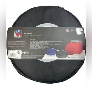Picnic Time NFL Bongo Cooler & Seat - Pittsburgh Steelers